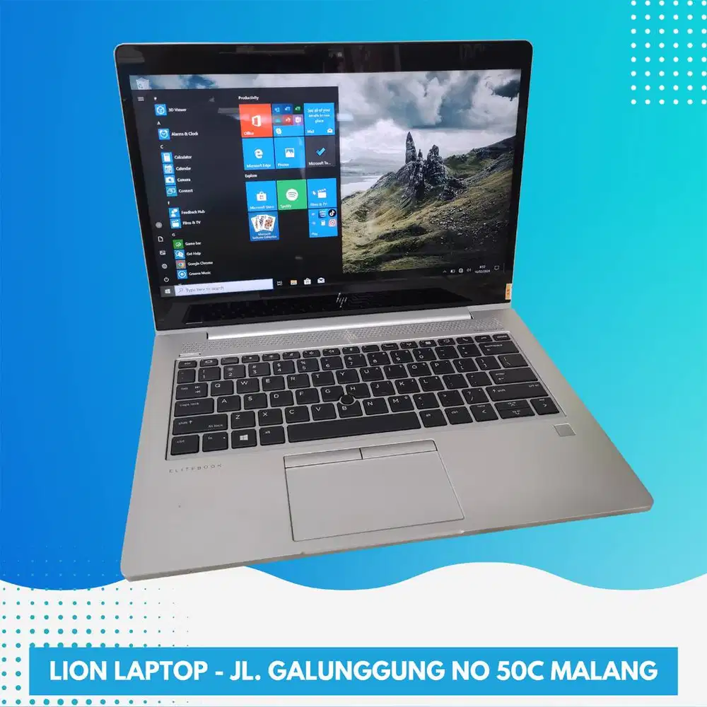 Core i7 gen 8 RAM 8GB Touchscreen Slim HP Elitebook 830 G6 [06|03]