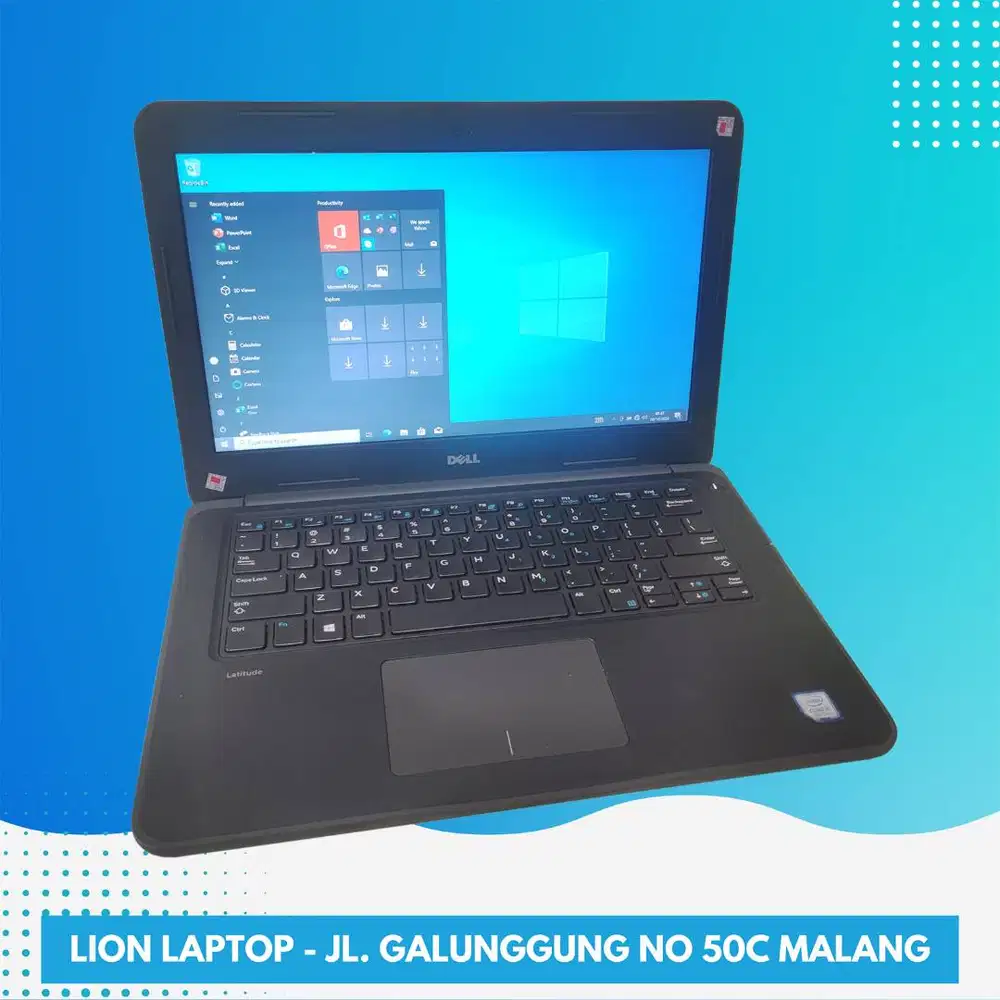 Core i5 Gen 7 Murah Mulus RAM 8GB SSD 256GB Dell Latitude 3380 [06|03]