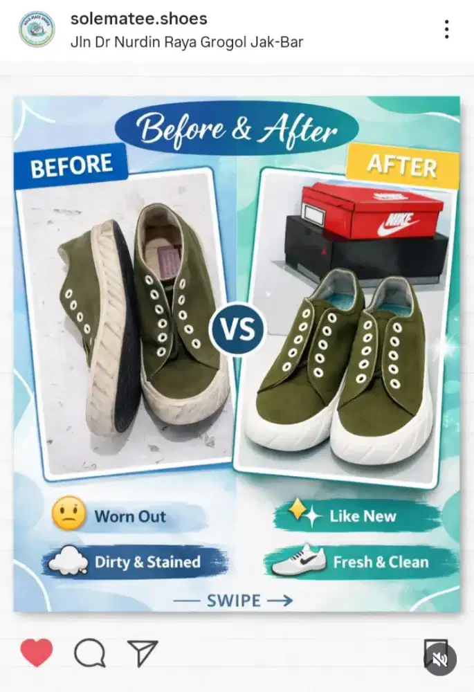 Jual sepatu cardinal ori, baru dicuci bersih laundry