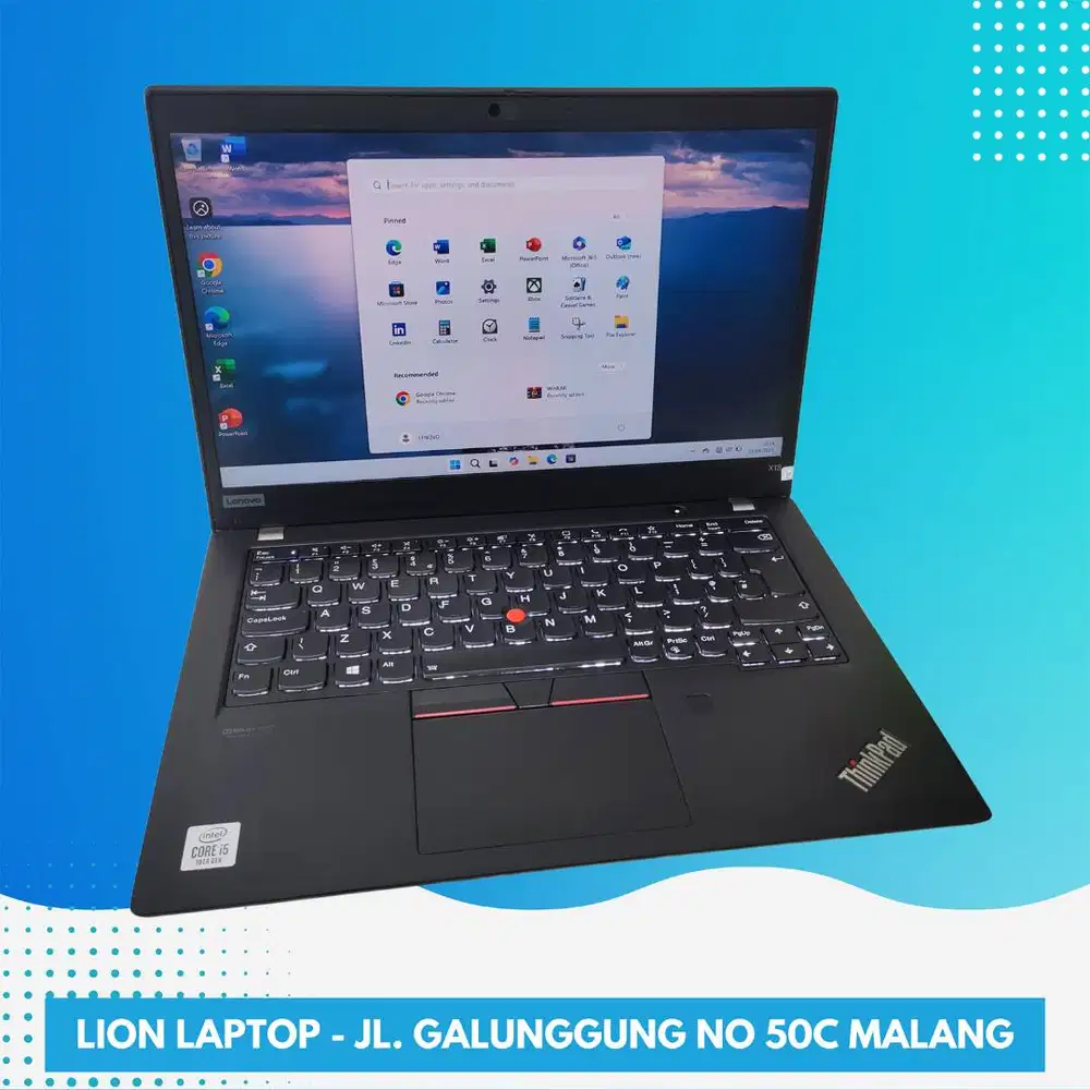 Core i5 Gen 10 slim mulus RAM 8GB SSD 256 Lenovo Thinkpad X13 [06|03]