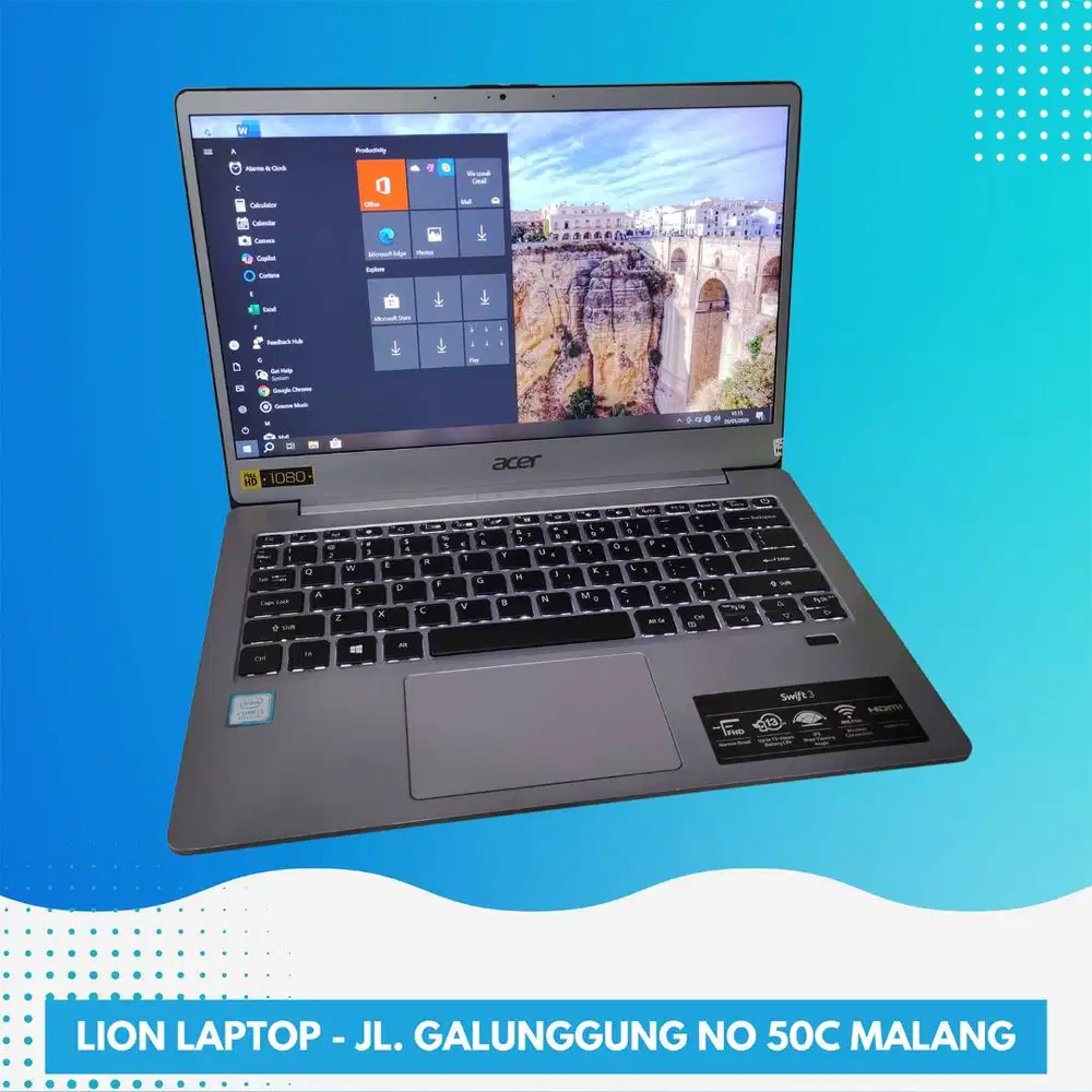 Super Slim Core i5 Gen 8 8/25 Acer Swift 3 SF313-51 [06|03]