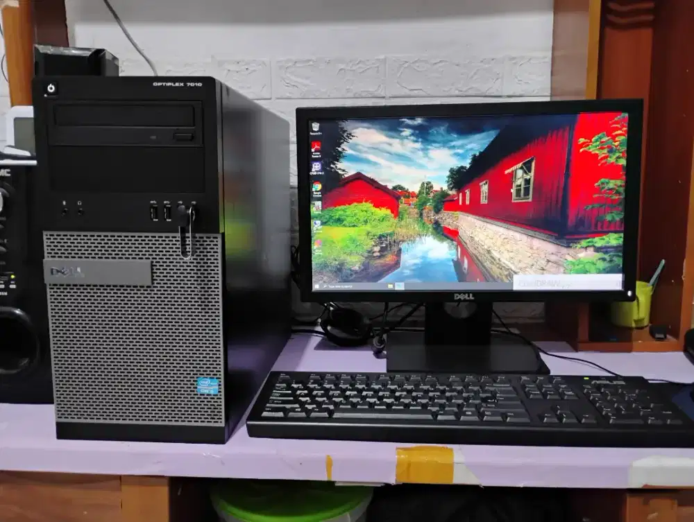 Pc dell intel core i5 fullset (ram 8gb + monitor 20inch)