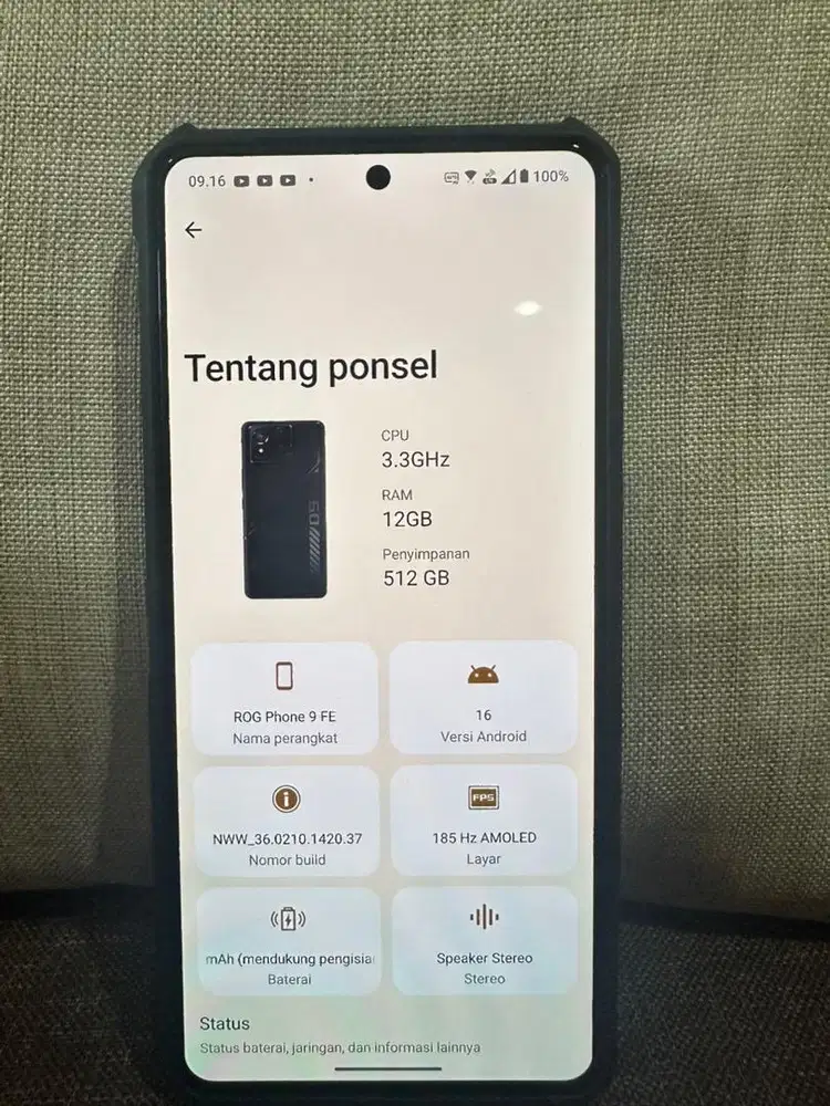 ROG 9 FE 12/512