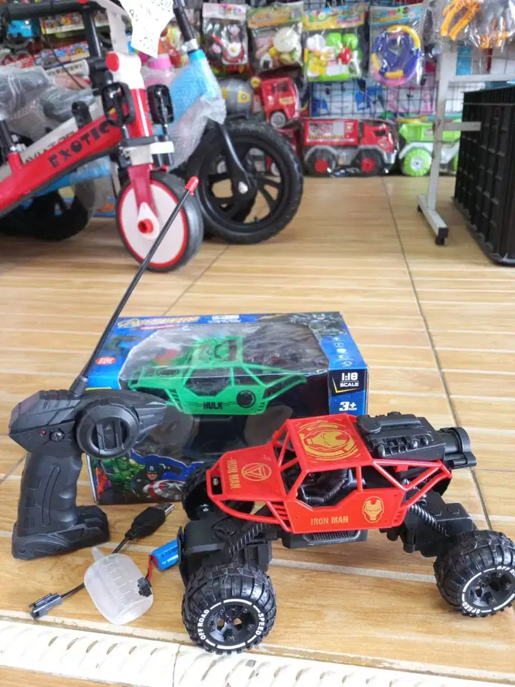 mainan anakk rc jeepp asap