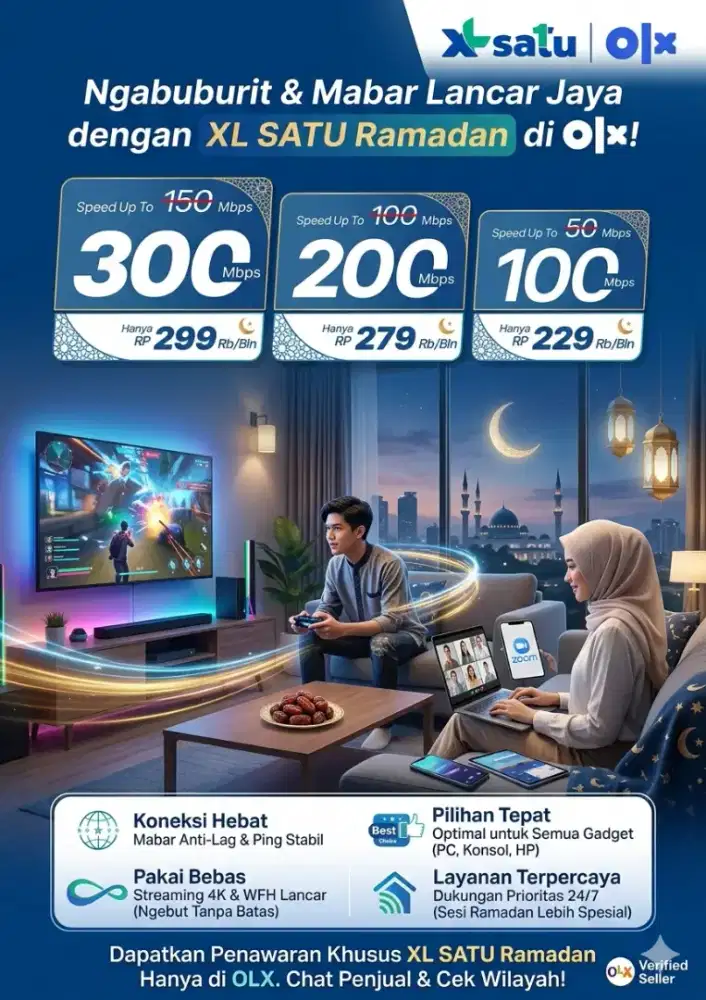 Mabar & WFH Lancar! Pasang WiFi XL Cepat Bandung Kota Spesial Ramadan