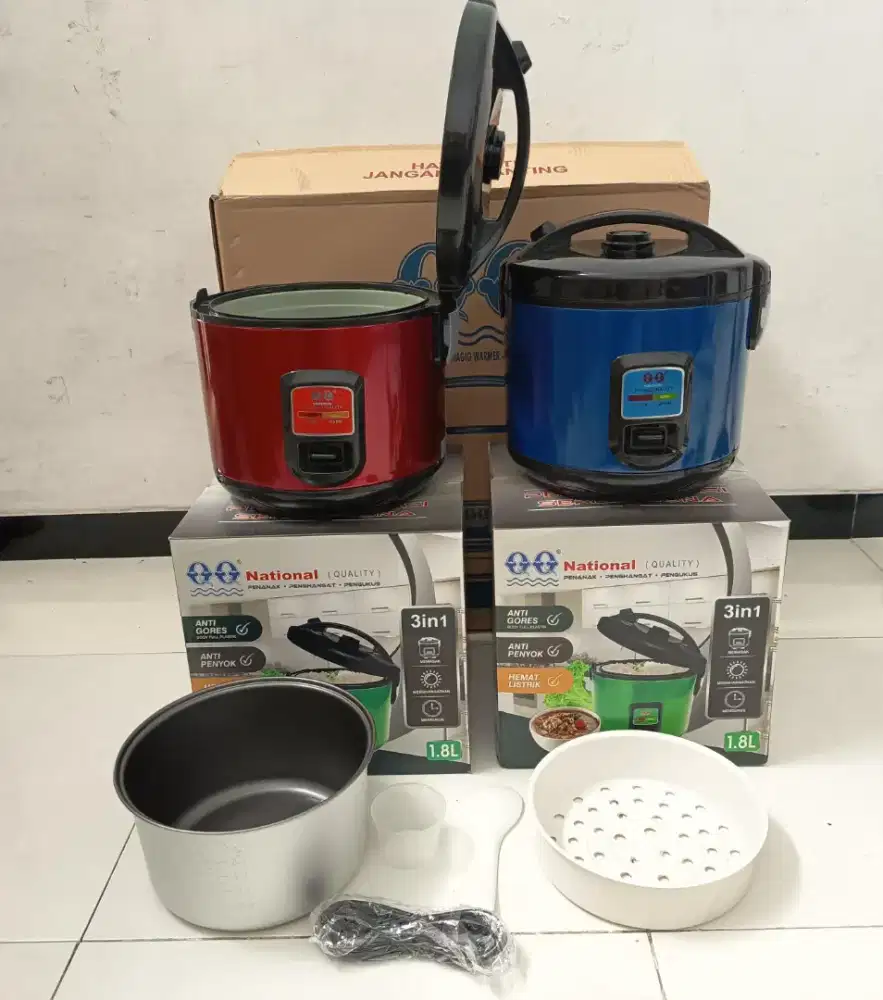 Rice Cooker Magic Com QQ National 1,8 Liter