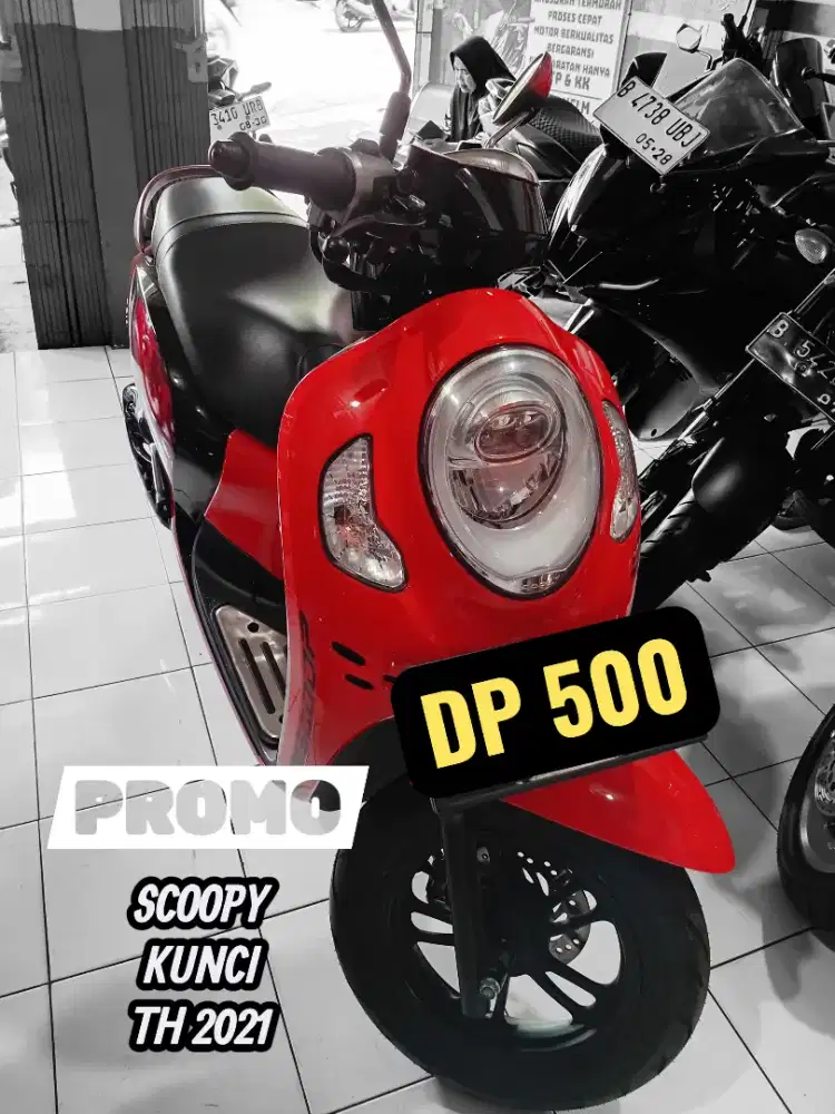 SCOOPY KUNCI TH 2023, DP 500 RIBU