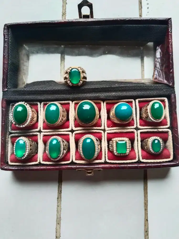 Batu Bacan ring perak borongan