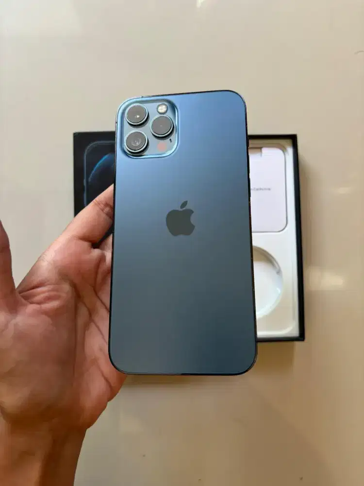 iPhone 12 Pro Max 256GB Second Beacukai - Sinyal Permanen