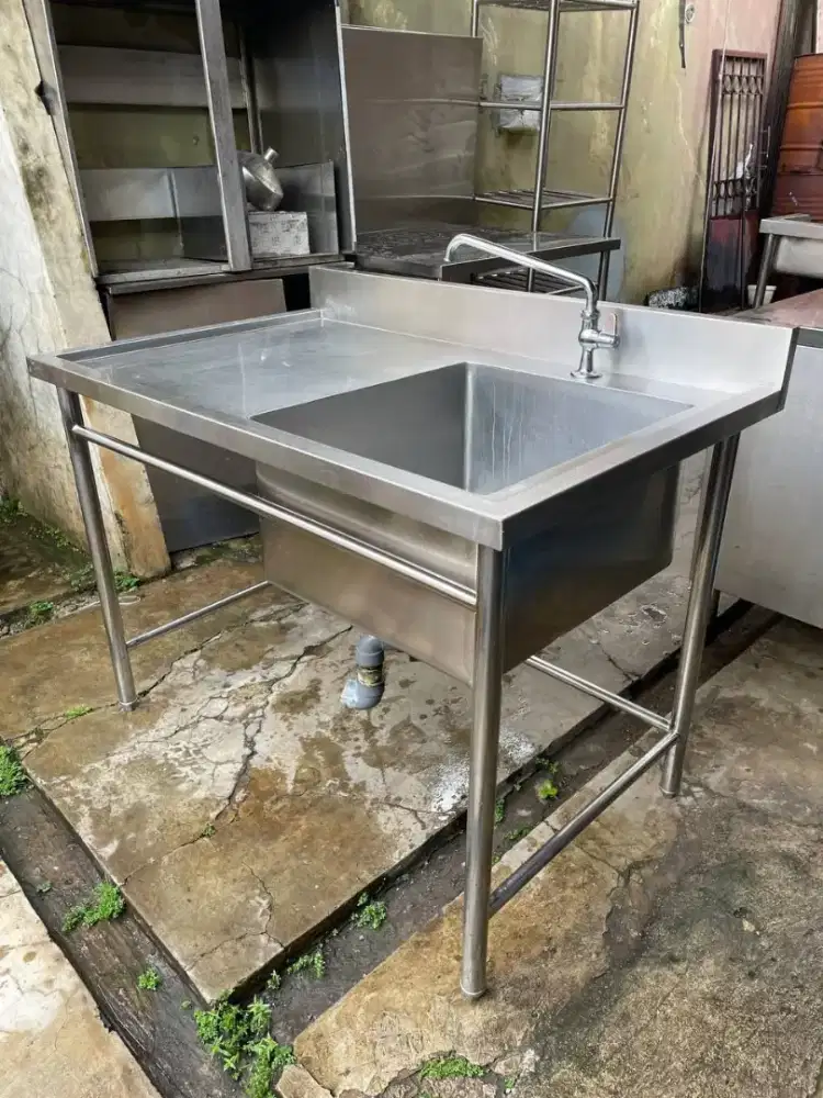 115. Stainless Steel Sink 1 lubang+ Sayap
P120XL76XT 85 Harga Rp 2,5jt