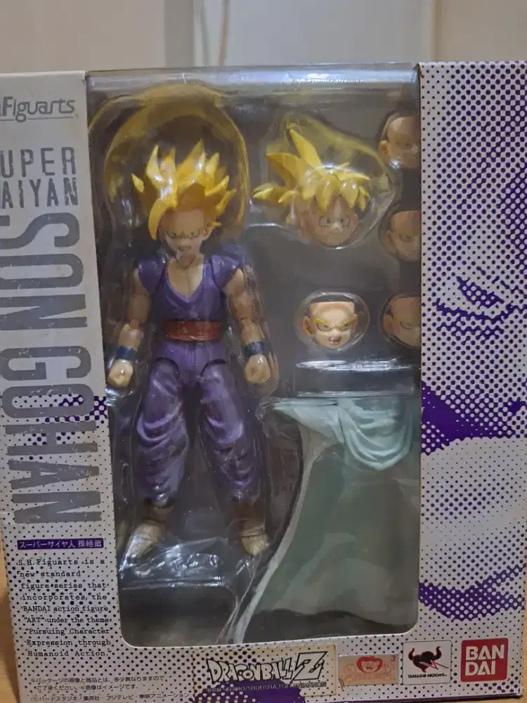 Jual bandai shf son gohan dragon ball ori 100%