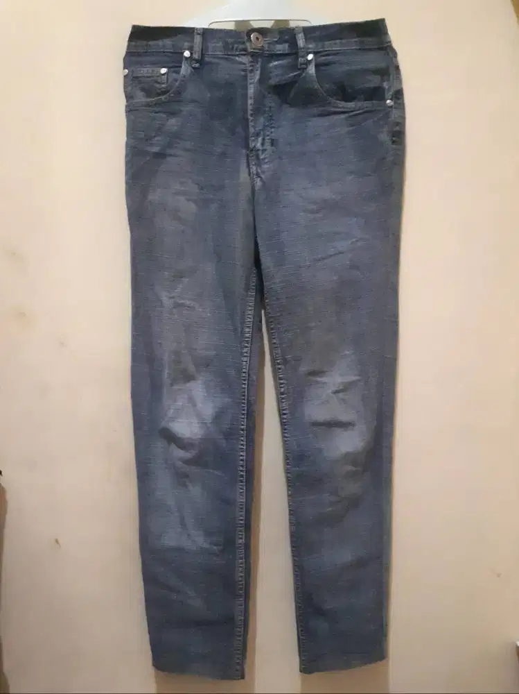 Celana Jeans Pria TFD Abu Abu Size 30 / M PRELOVED