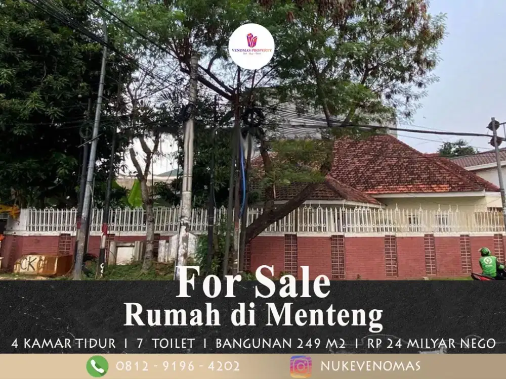 Rumah Dijual di Menteng Jakarta Pusat Lokasi Strategis