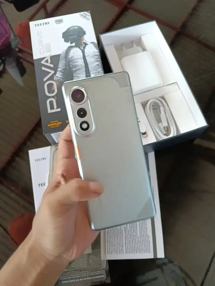 Tecno Pova 7 Curve 5G 8/256 second murah siap pakai