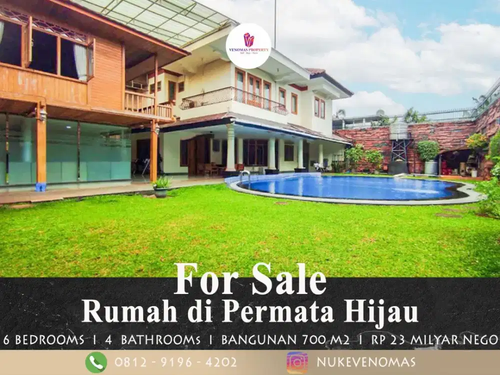 Rumah Dijual di Permata Hijau Jakarta Selatan Mewah Terawat
