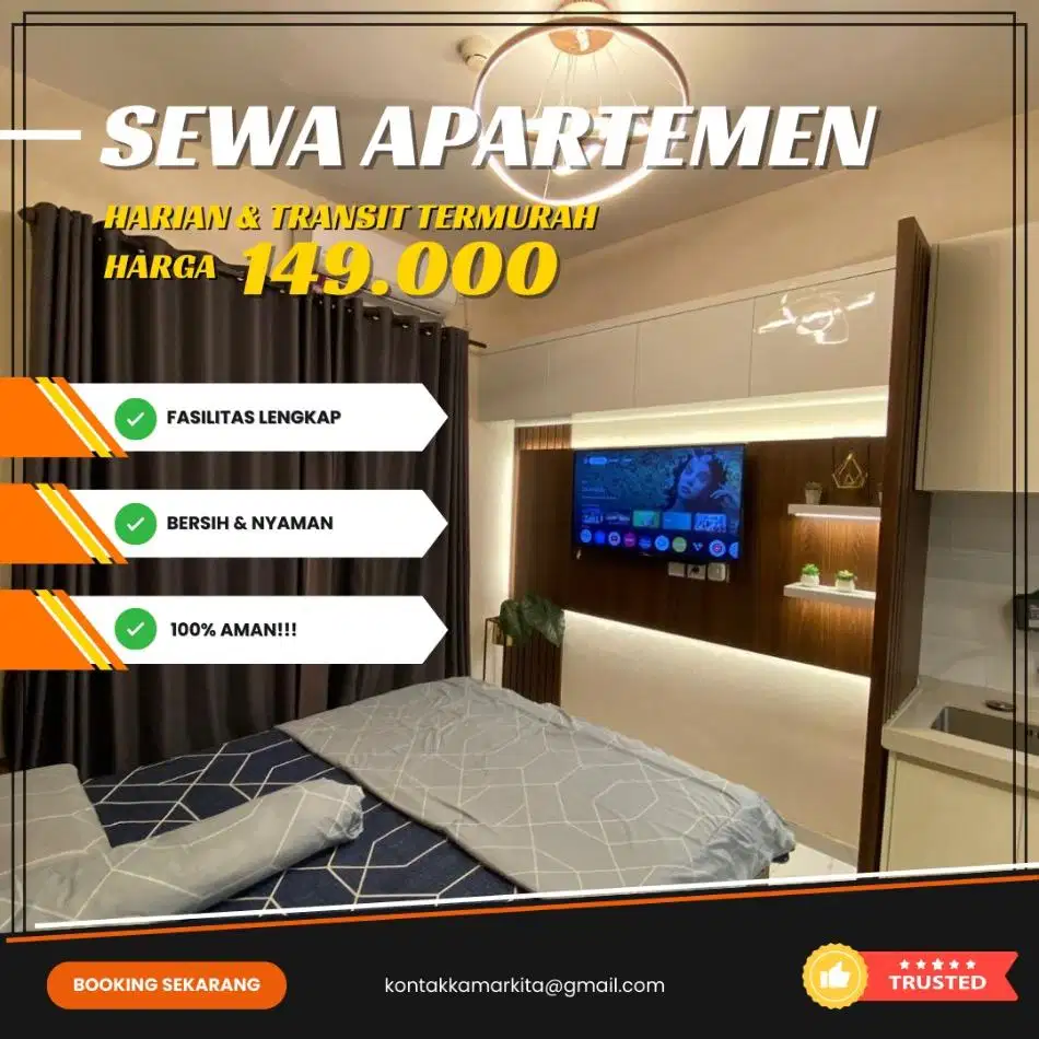 Sewa Apartemen Jakarta Timur Bassura City Harian/Transit Termurah