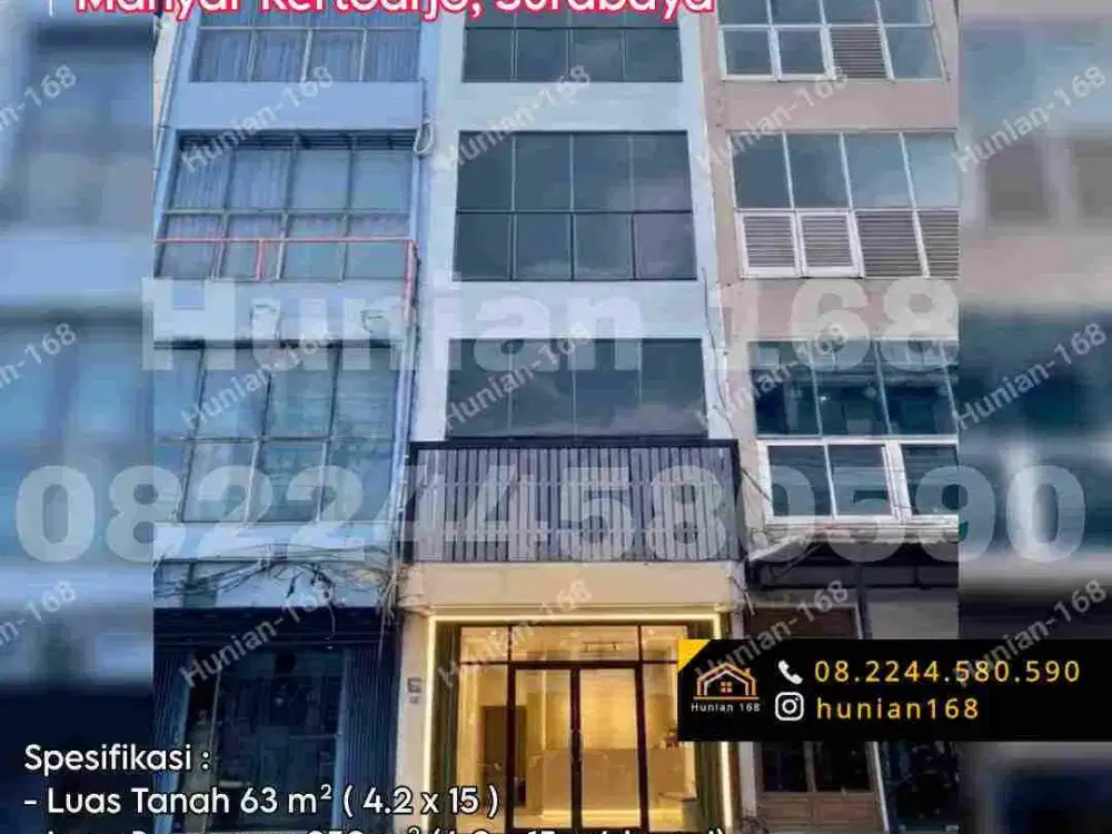 JUAL Ruko Strategis Jalan Raya Manyar Kertoarjo Indah Dharmahusada Kertajaya Merr Surabaya Timur Ir Sukarno Soekarno Hatta