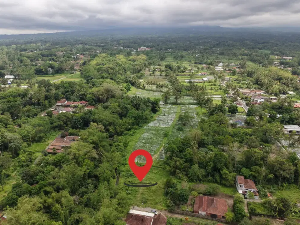 Tanah Pakem Siap AJB Strategis 100 Meter Jalan Raya