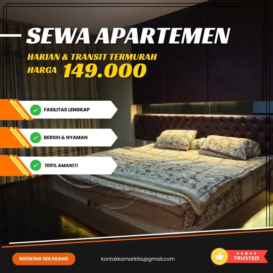 Sewa Apartemen Harian/Transit SENTRA TIMUR pulogebang cakung Termurah