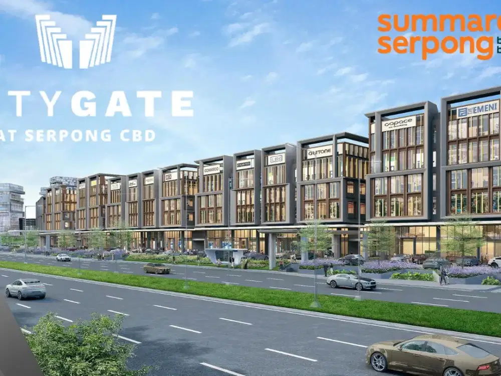 Dijual Komersial Super Mewah & Super Strategis City Gate @Serpong CBD di Summarecon Serpong, Tangerang