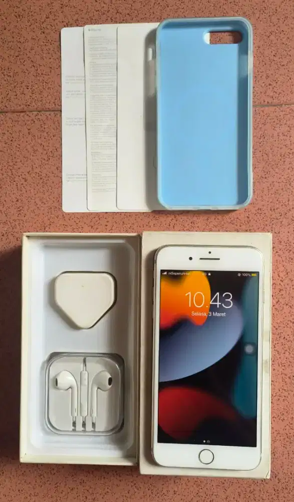 iPhone 7Plus 128GB SILVER FULLSET