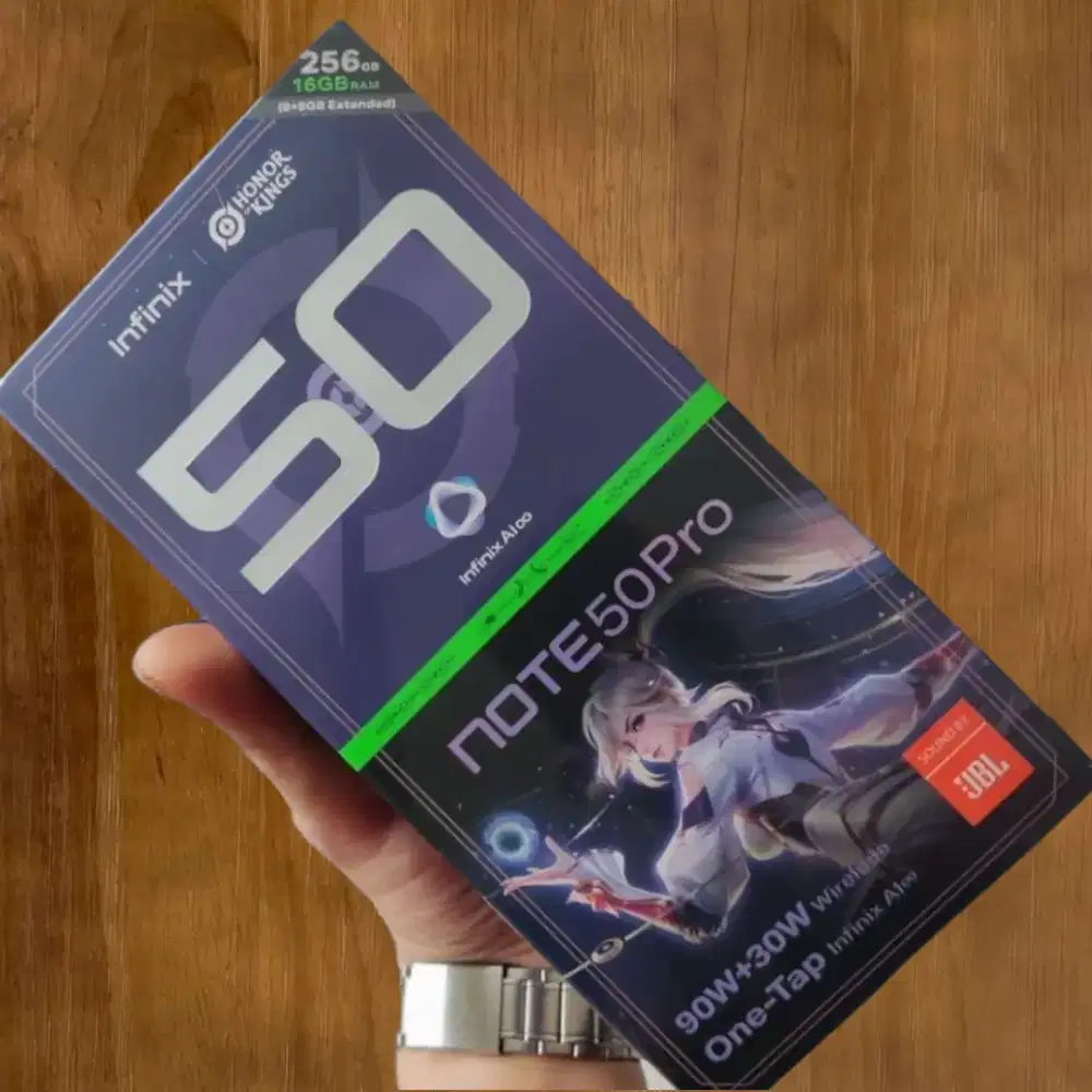 INFINIX NOTE 50 PRO 8/256 BARU SEGEL BOX GARANSI RESMI