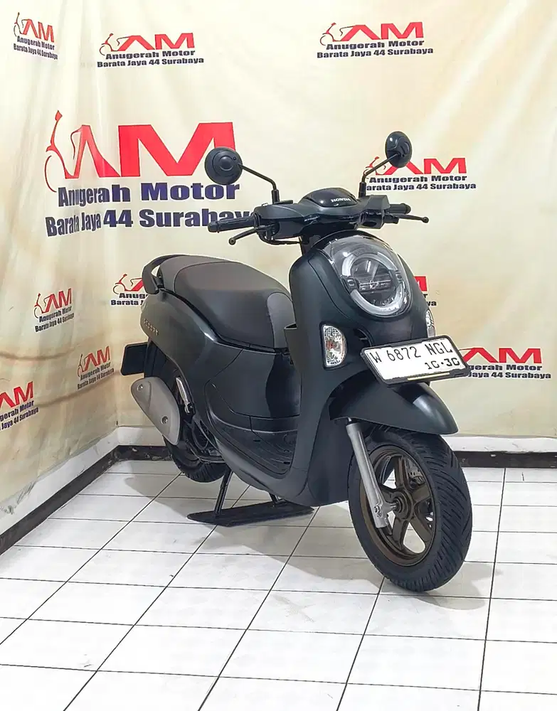 Km 3 Ribu Honda New Scoopy Prestige tahun 2025 Hitam Doff