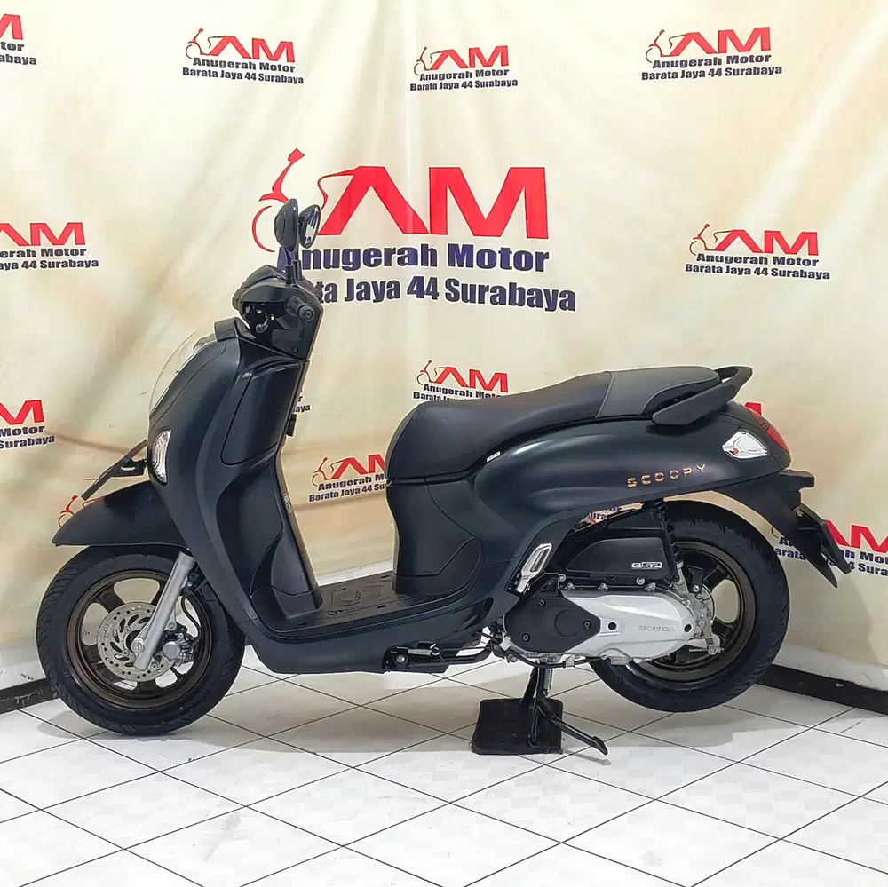 Istimewa Km 3 Ribu Honda New Scoopy Prestige tahun 2025 Hitam Doff