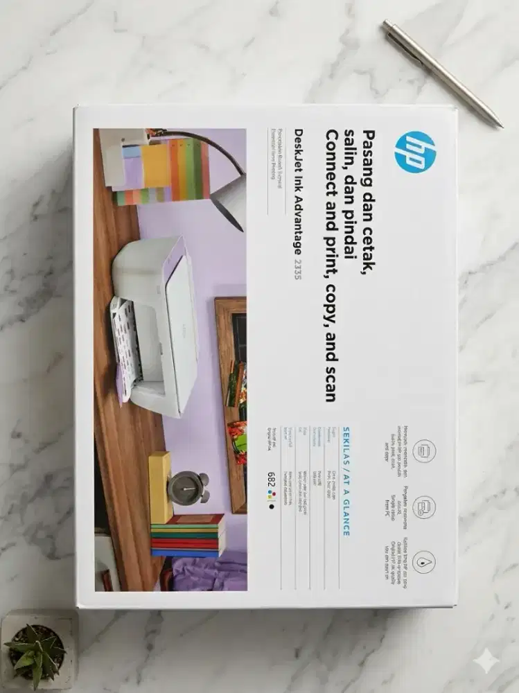 Printer HP DeskJet Ink Advantage 2335 - Bisa Scan & Fotocopy - mulus