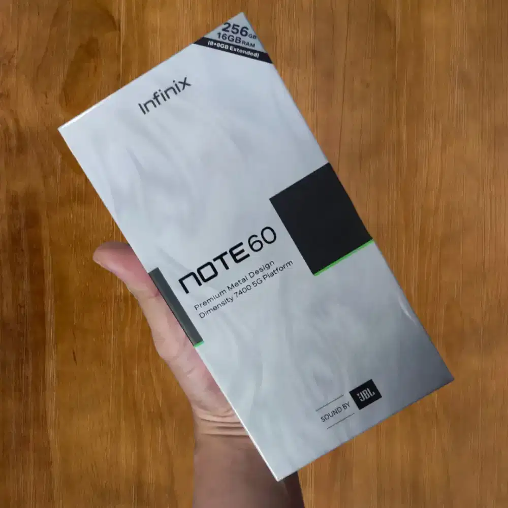 INFINIX NOTE 60 8/256 BARU SEGEL BOX GARANSI RESMI