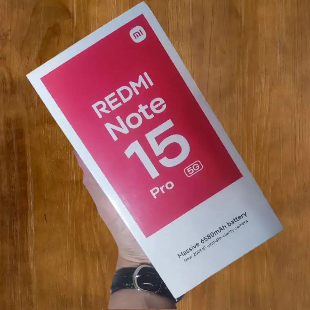 XIAOMI REDMI NOTE 15 PRO 5G 8GB/256GB BARU SEGEL BOX GARANSI RESMI