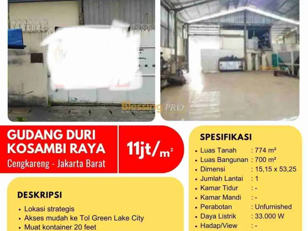 Gudang duri Kosambi Jakarta Barat