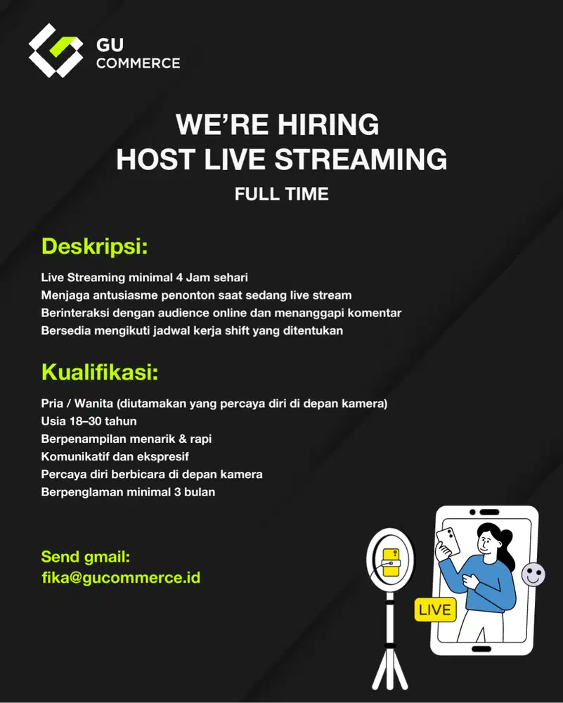 Host Live Streaming