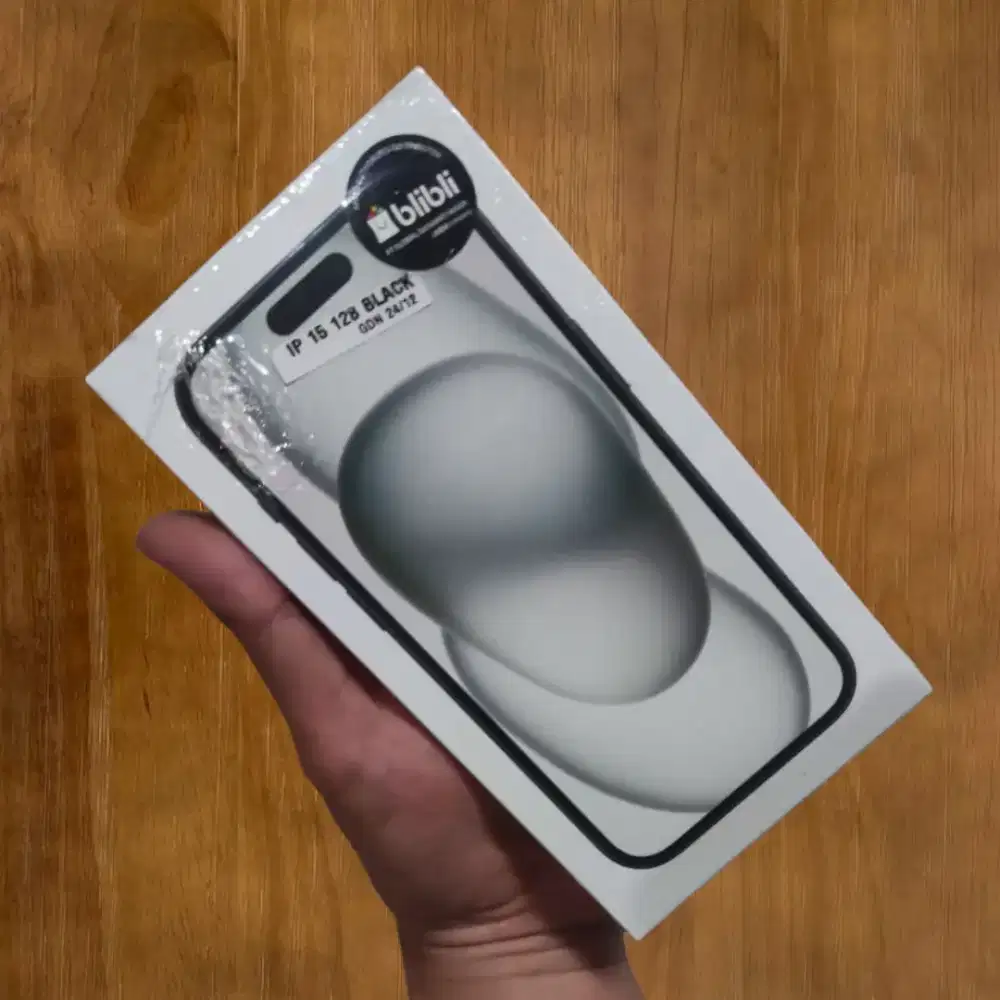 iPhone 15 128 Garansi Resmi BARU SEGEL BOX BNIB