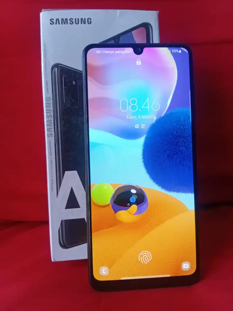 Samsung A31 NFC ram 6gb  +6/128gb lengkap mulus segel