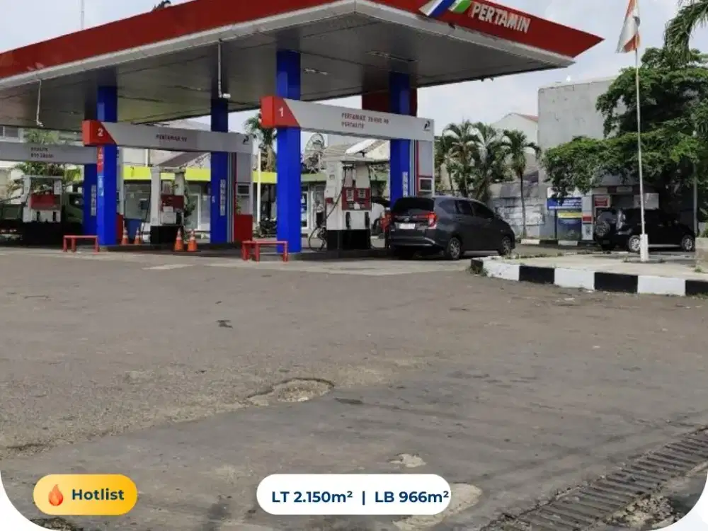 12. Dijual Murah Turun Limit  SPBU, Jl. M. Toha No. 7 RT.005/004, Kel. Pondok Cabe Udik, Kec. Pamulang, Kota Tangerang Selatan, Prov. Banten.