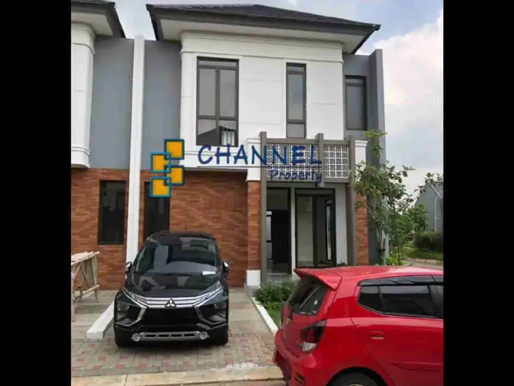 Jual Rumah Cluster Lingkungan Asri Dekat Tol Mozia Bsd Tangerang, Ls