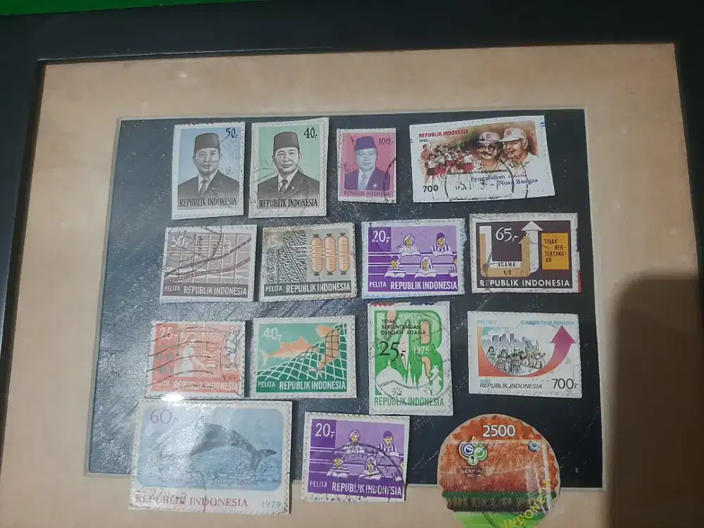 Perangko jadul tahun 1970 an