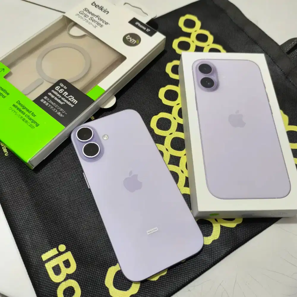 Iphone 17 256gb ibox 1 minggu pakai
