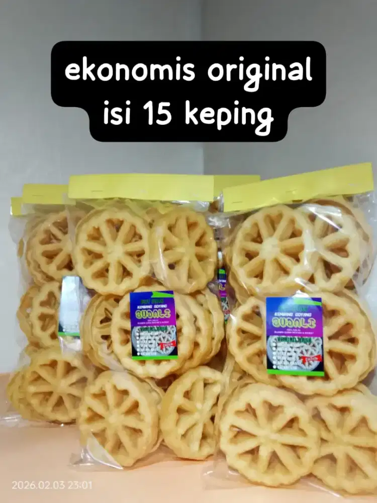 Kue kembang goyang rasa ori