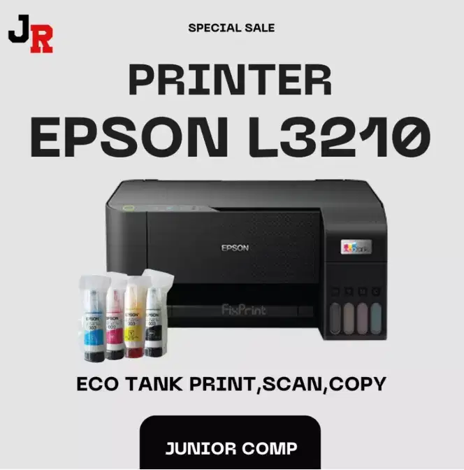 PRINTER Epson EcoTank L3210/L 3210 A4 All-in-One Ink Tank Printer
