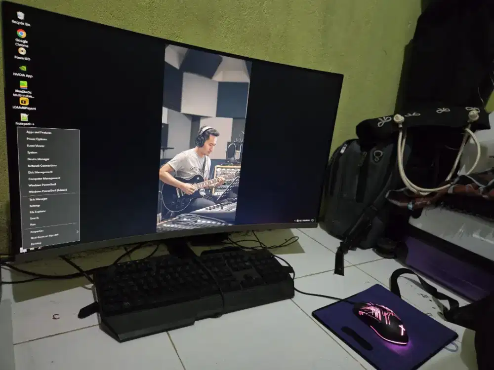 Monitor samsung curve 32 inch.