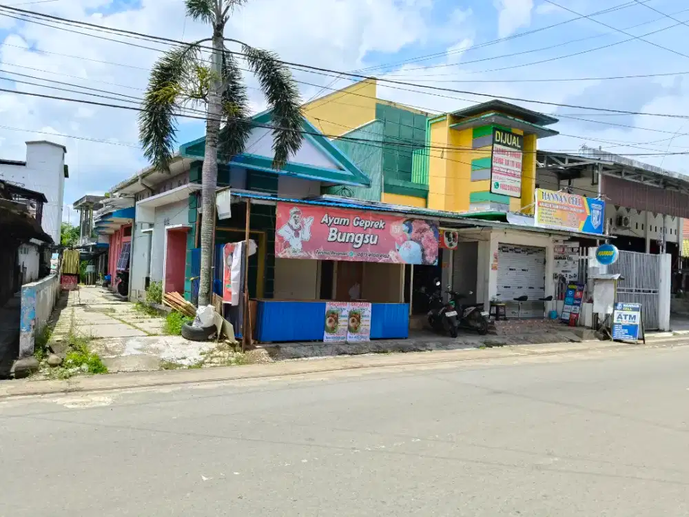 Dijual bangunan rumah sewa'an 10pintu permanen