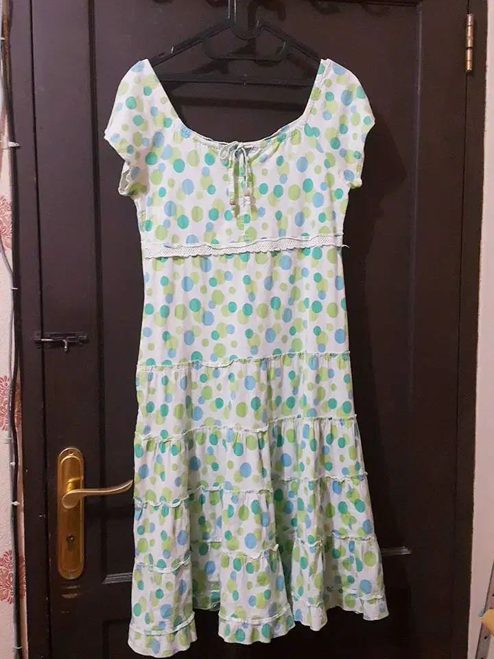 Midi Dress Wanita Casual Summer