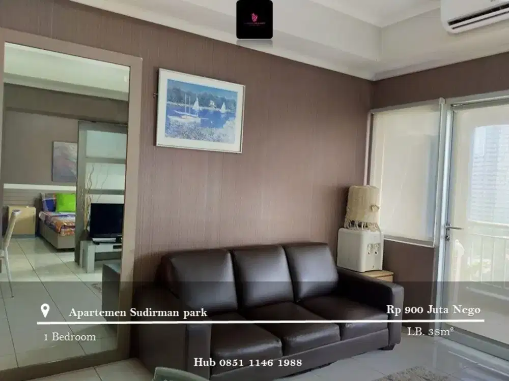 Dijual Apartement Sudirman Park Mid Floor 1BR Full Furnished