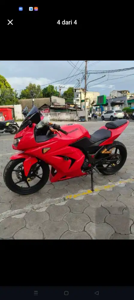 Kawasaki Ninja 250 Karbu th 2012 Mulus Orisinil