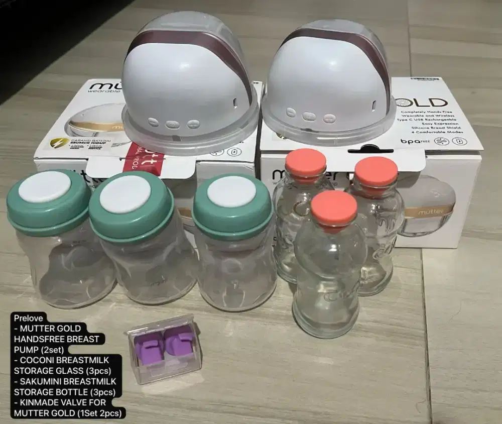 POMPA ASI MUTTER + BOTOL ASI DAN STORAGE ASI