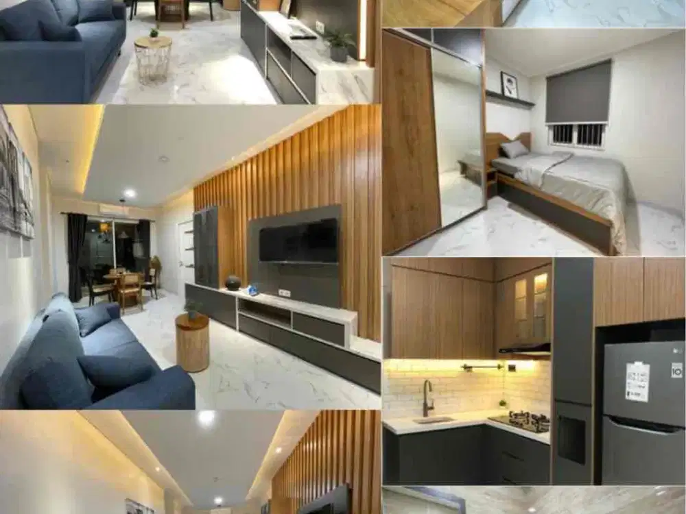 Disewakan Apartemen french walk Lyon garden 2 Kamar full furnish