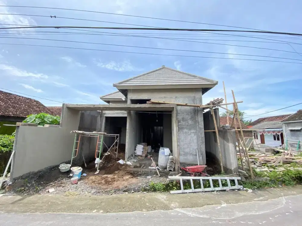 Rumah Proses Bangun 3 Kamar Tidur di Timur Pamela 7 Purwomartani, Harga 825 Juta Nego