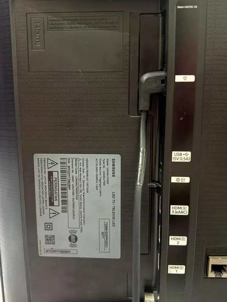 TV samsung LED rusak